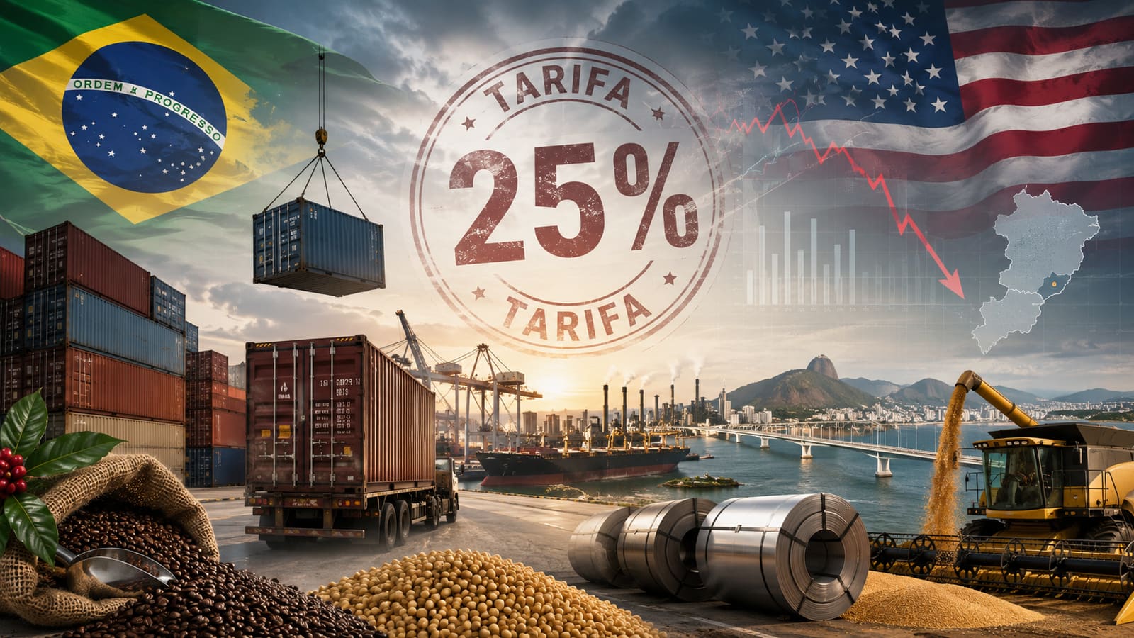 Tarifaço dos EUA de 25% pode afetar exportadores capixabas