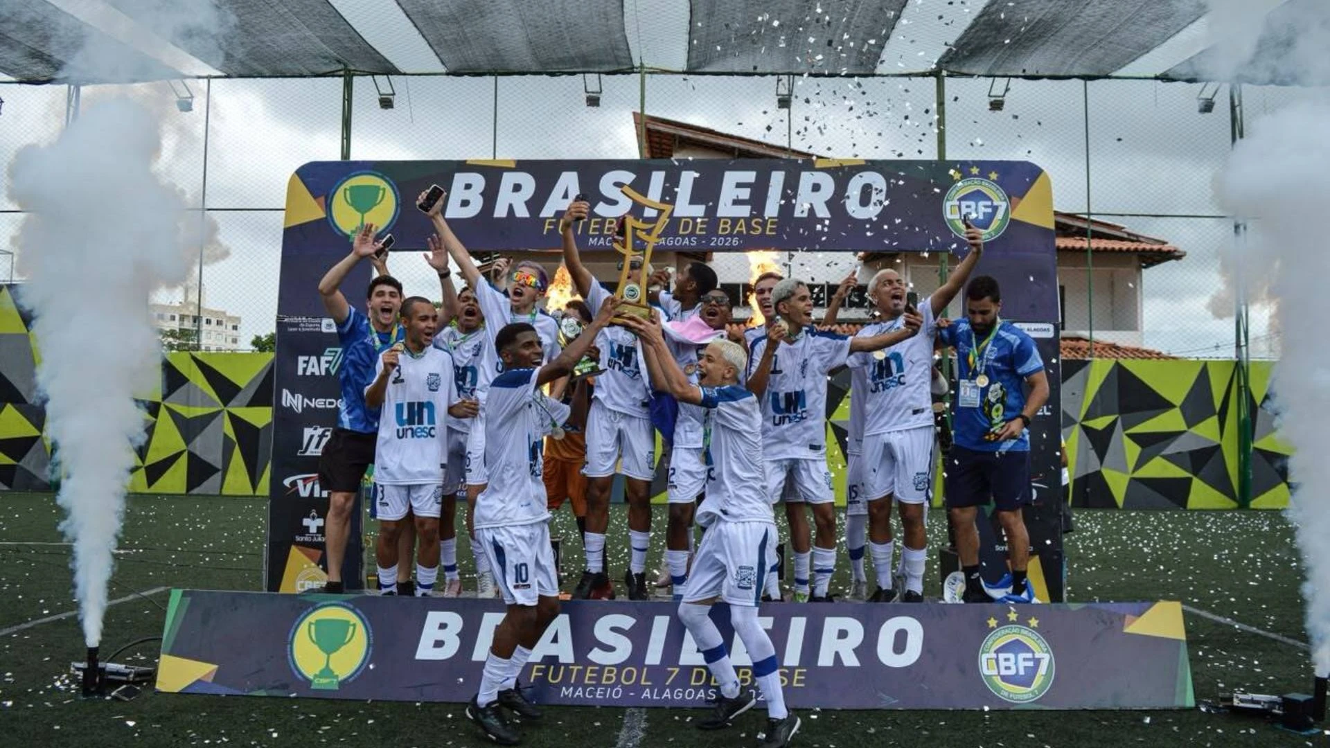 Time sub-17 de Colatina vence Brasileiro de Futebol 7