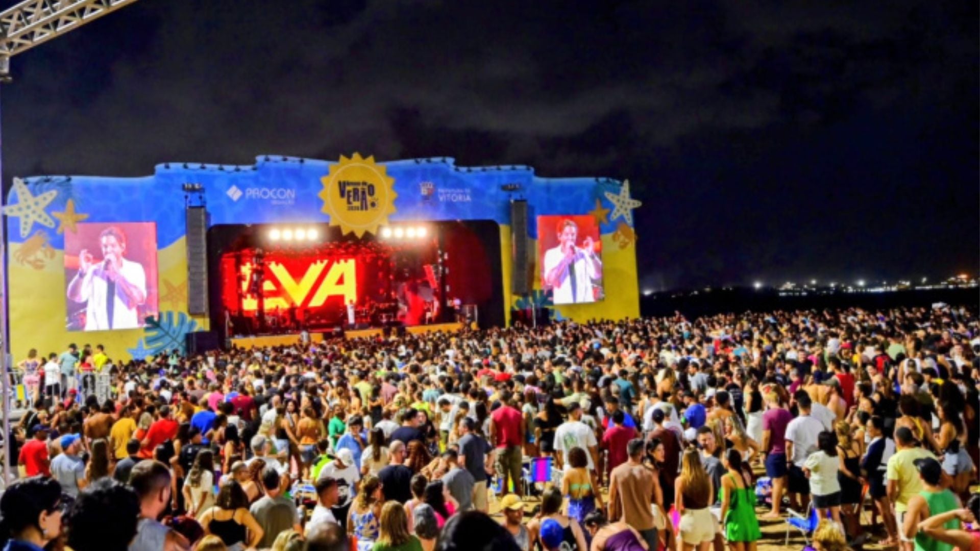 Pazolini é multado em R$ 15 mil por propaganda antecipada em show