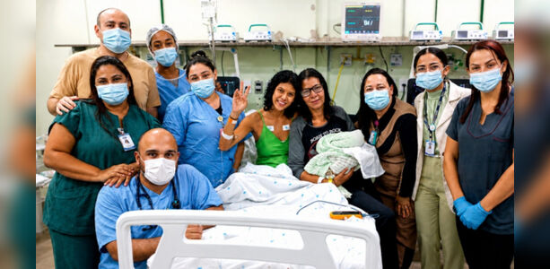 Bebê nasce dentro do PA São Pedro durante emergência em Vitória