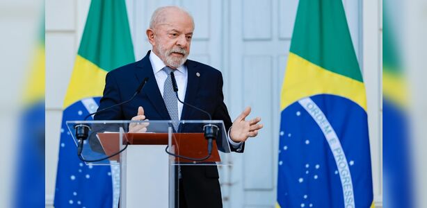 Presidente Luiz Inácio Lula da Silva durante evento oficial