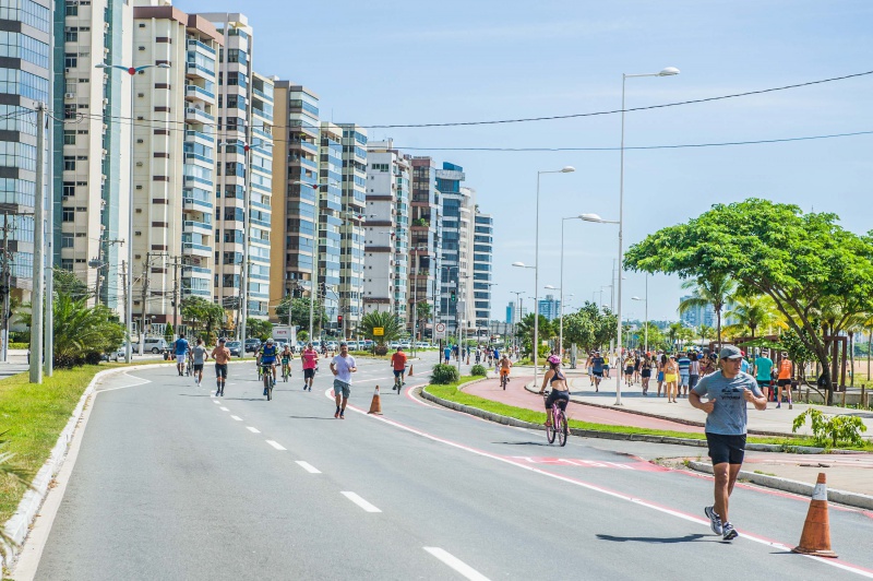 Novos horários nas Ruas de Lazer e ciclofaixa em Vitória