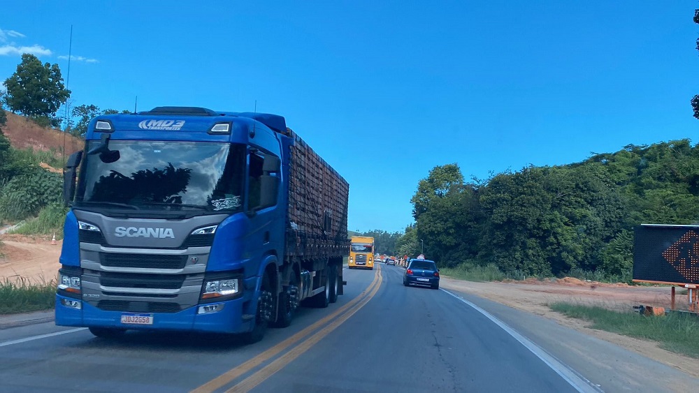 Interdição da BR-101 em Anchieta nesta quinta-feira