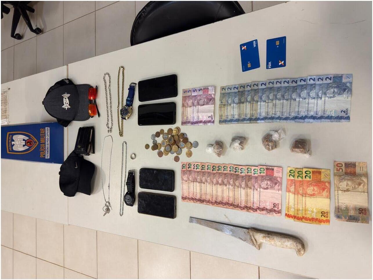 Quatro detidos em operação contra tráfico em Muniz Freire