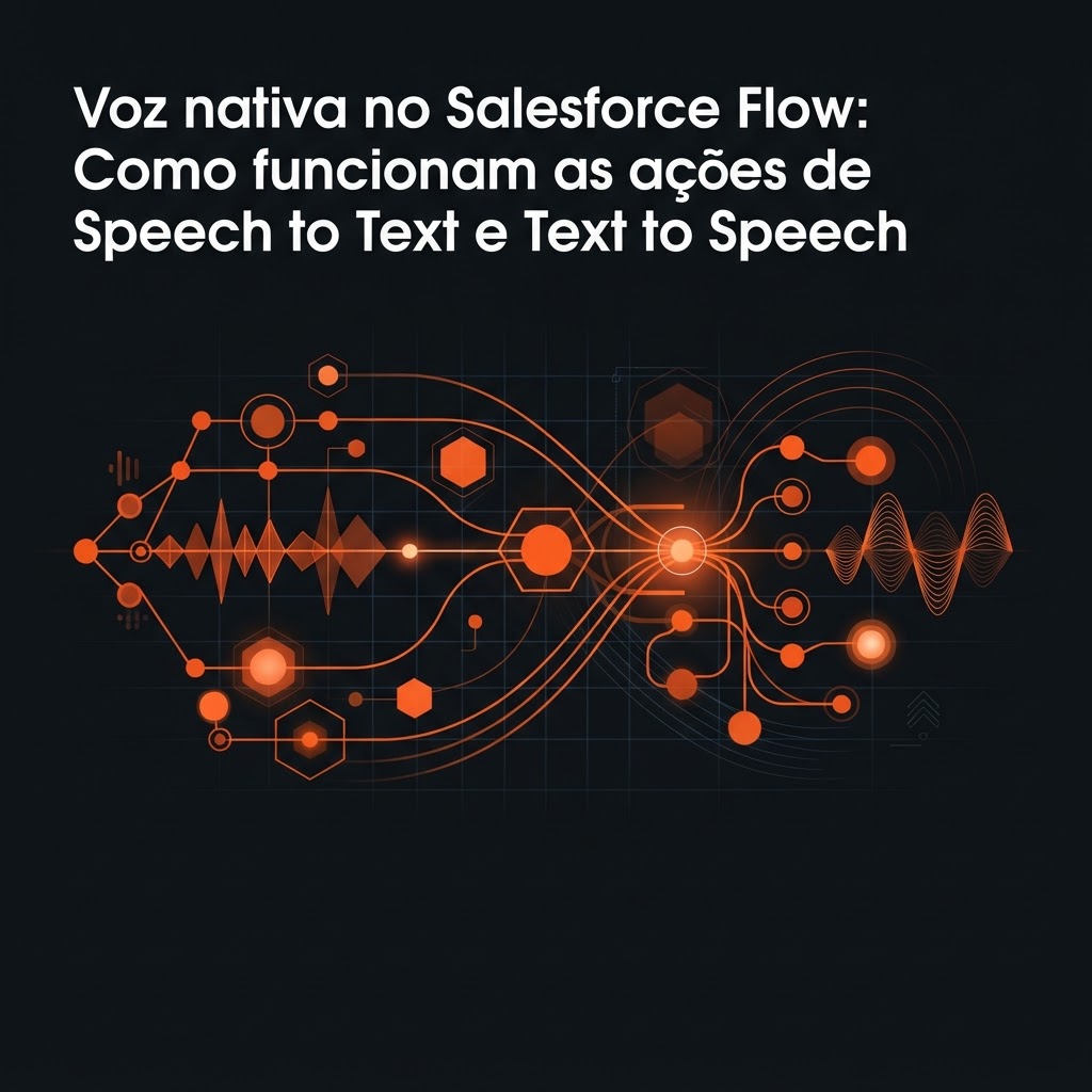 Voz nativa no Salesforce Flow: Como funcionam as ações de Speech to Text e Text to Speech